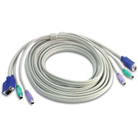 TRENDNET TK-C15 15ft PS/2/VGA KVM Cable  (Version C1.1R) DELIVERY 15 TO 20 DAYS