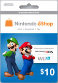 Nintendo switch eShop $10 US
