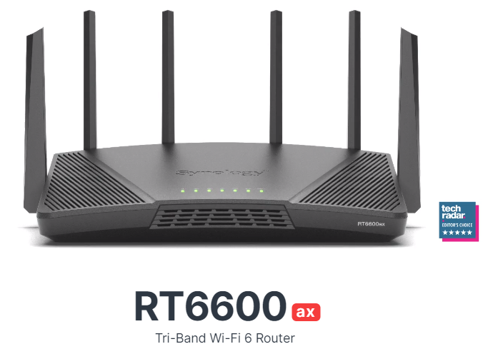 SYNOLOGY RT6600ax Tri-Band Wi-Fi 6 Router