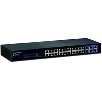  TEG-424WS 24-PORT 10/100 mbps web smart switch - 