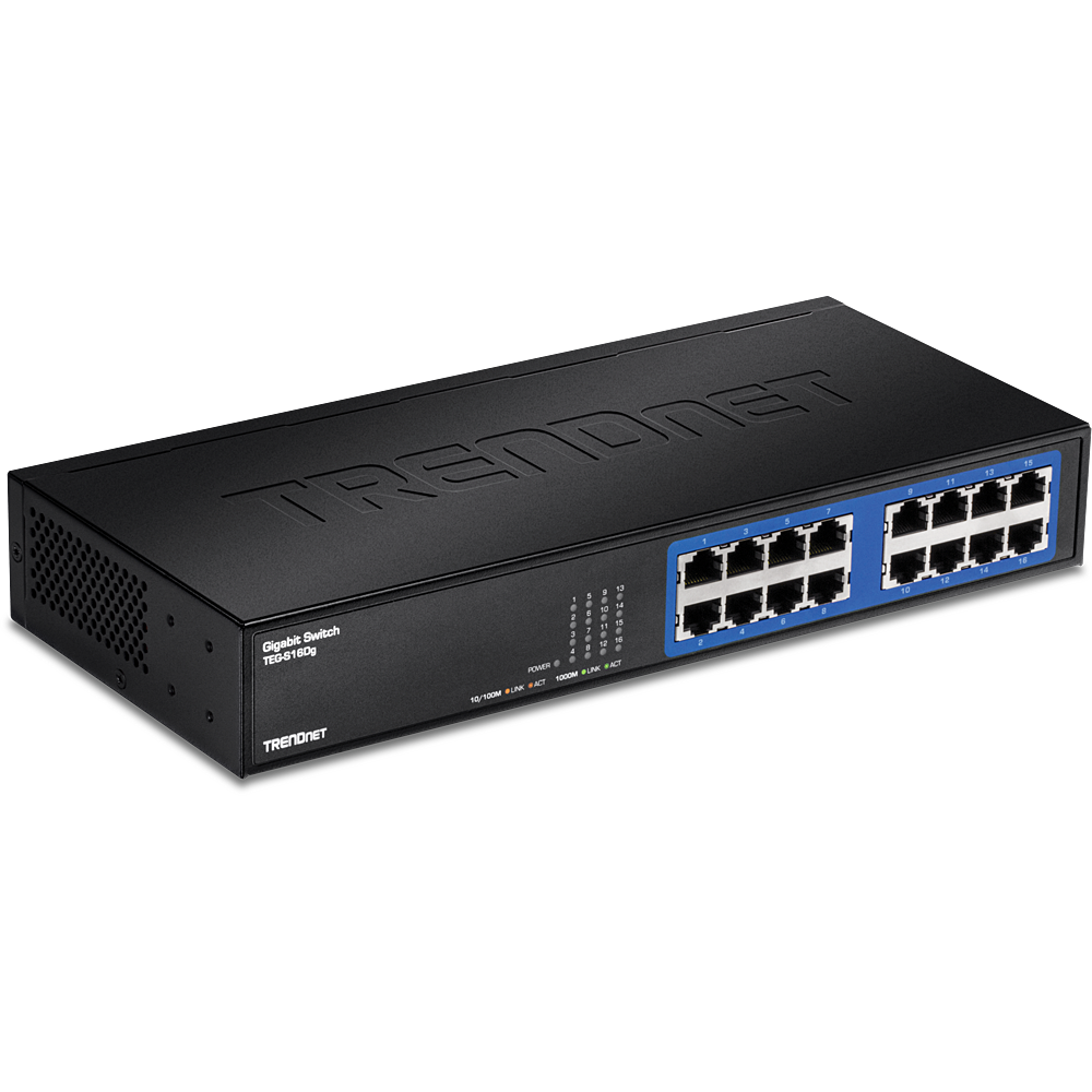 TEG-S16Dg 16-Port Gigabit GREENnet Desktop Switch (Version v2.1R)