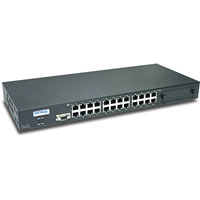 TEG-S2400 24 PORT 10/100mbps SNMP Switch  w/optional Gigabit Module