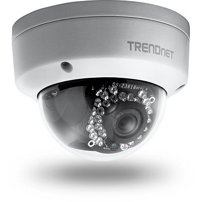 Trendnet TV-IP 311PI Outdoor 3MP Full HD PoE Dome Day/Night Network Camera 