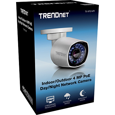 TRENDNET TV IP 314PI Indoor/Outdoor 4 MP PoE Day/Night Network Camera
