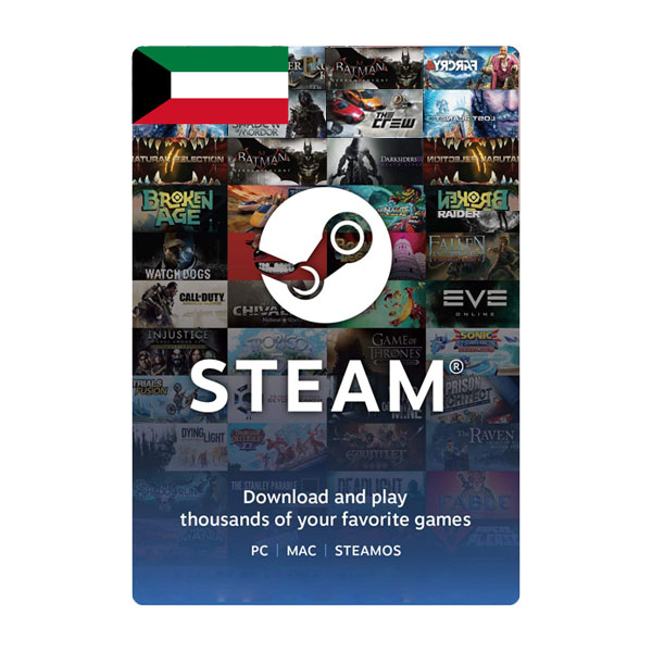Steam Wallet Card 5 KWD kuwait
