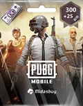 PUBG Mobile 300 + 25 UC (GLOBAL) $5