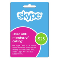 Skype $25