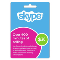 Skype $30