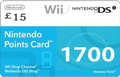 Nintendo 1700 Wii Points Card £15