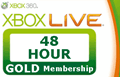 Xbox Live (US/EU) Gold 48 Hours Subscription two days